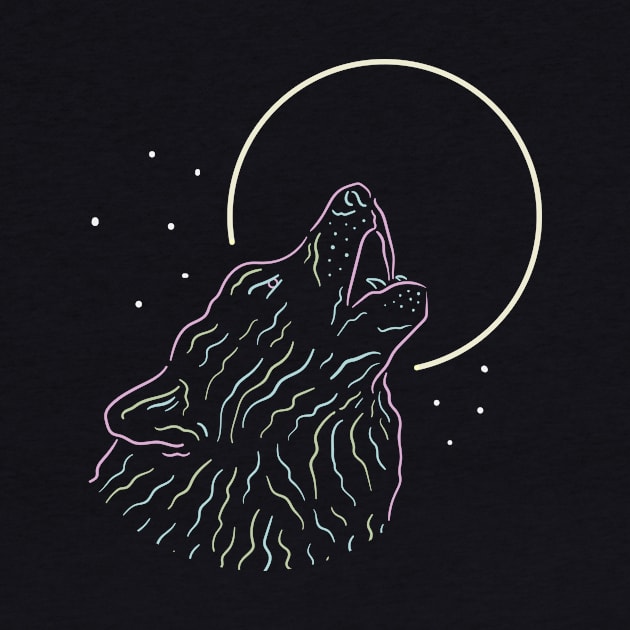 Lunar Wolf by The_Black_Dog